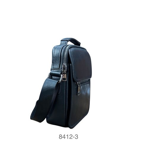  Túi Đeo Chéo Da Trơn 8412-3 