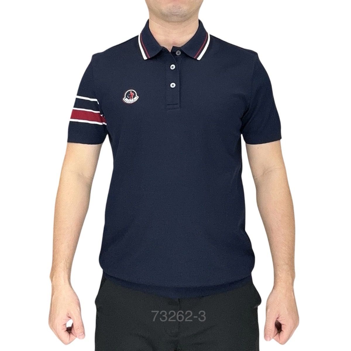 Polo Ngắn Tay Kẻ Tay 73262