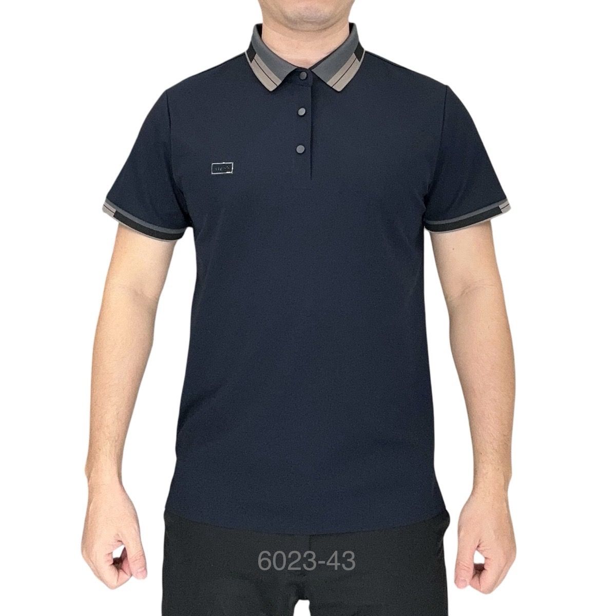 Polo Ngắn Tay Cổ Kẻ 6023
