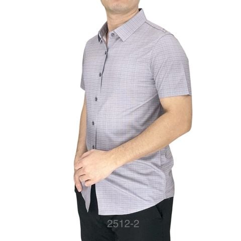  Sơ Mi Co Giãn Ngắn Lượn 2512 