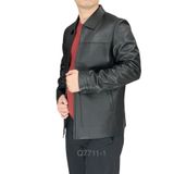  Khoác Da Cừu Cổ Bẻ Q7711-1 