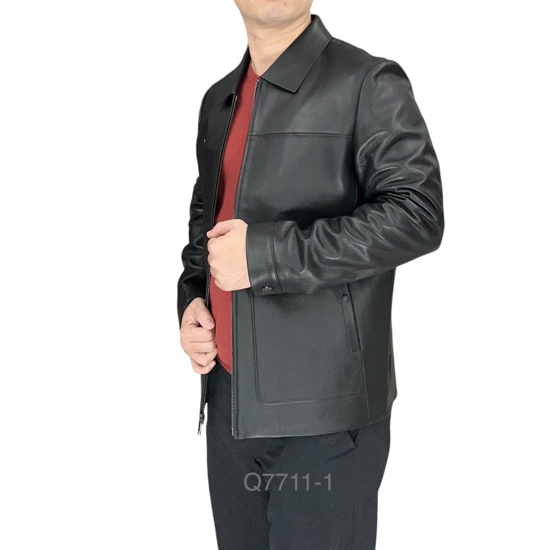 Khoác Da Cừu Cổ Bẻ Q7711-1