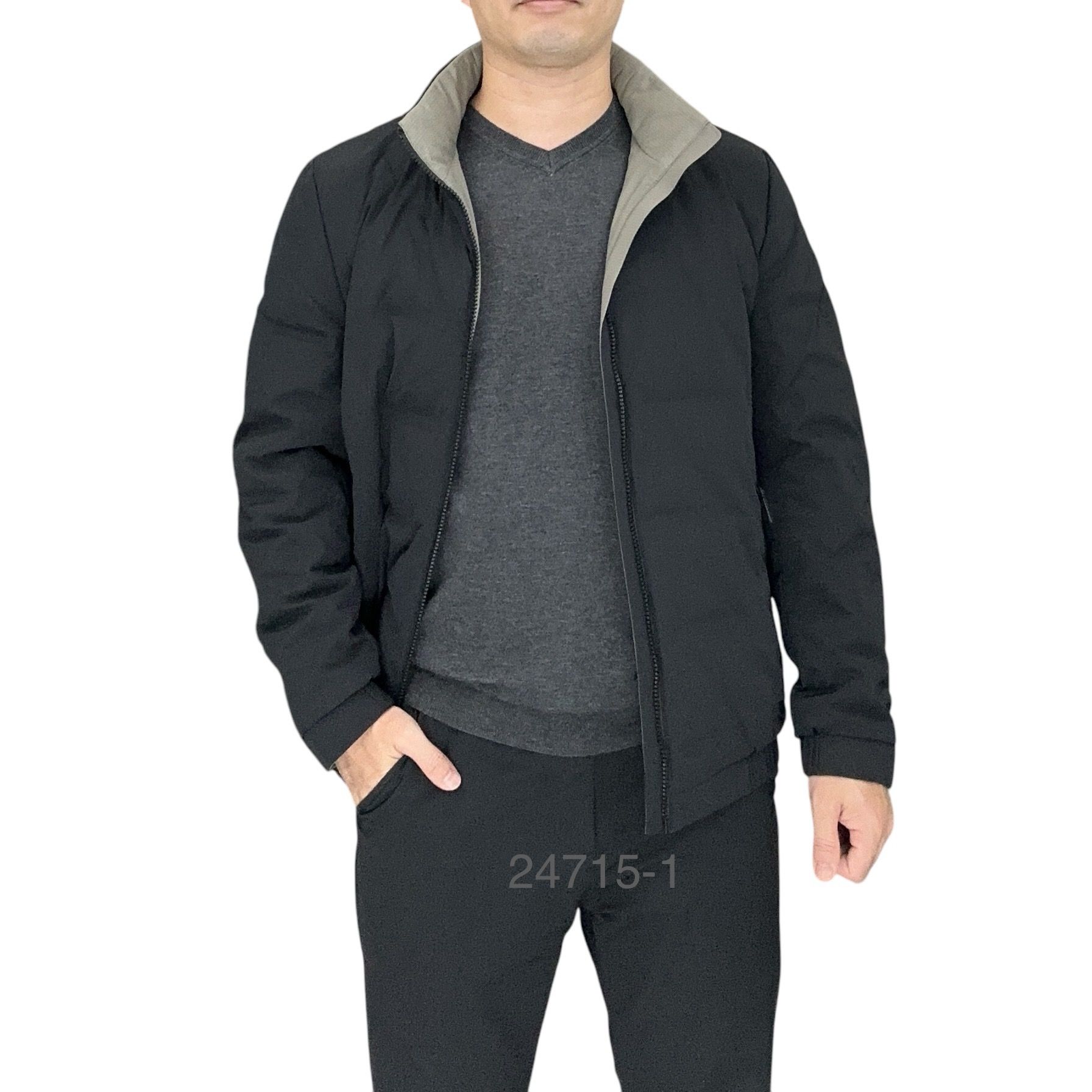 Khoác Phao Cổ Đứng 2 Mặt 24715-1