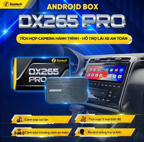  ANDROID BOX DX265 PRO CHO XE Ô TÔ 