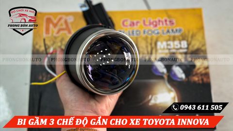  Bi Gầm 3 Chế Độ Gắn Cho Xe Toyota Innova 