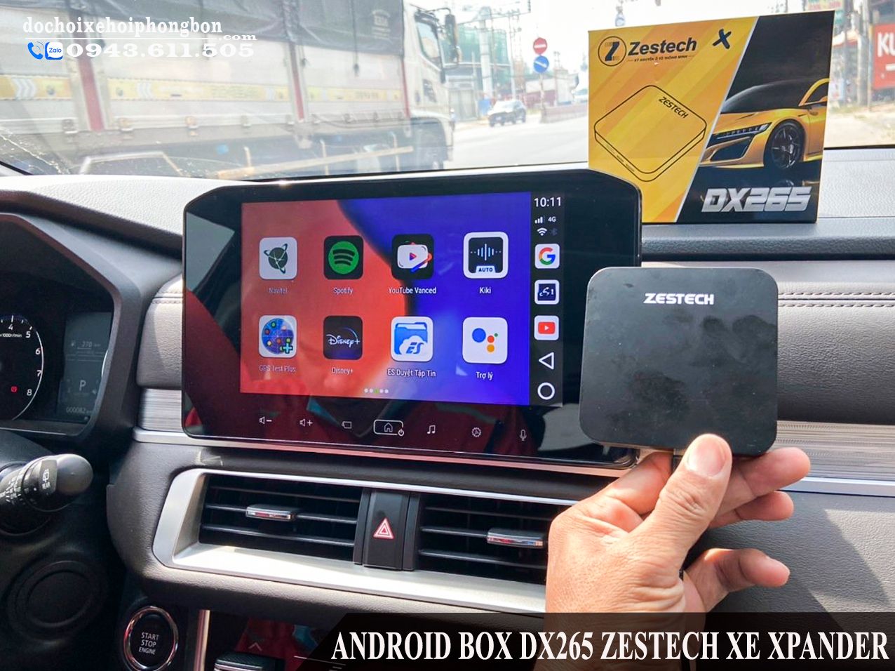 Android Box 265 Zestech Chuyển Màn Hình Zin Thành Android Cho Xe Xpander