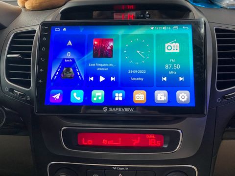  LẮP ĐẶT MÀN HÌNH ANDROID SAFEVIEW  CHÍNH HÃNG CHO XE KIA SORENTO 