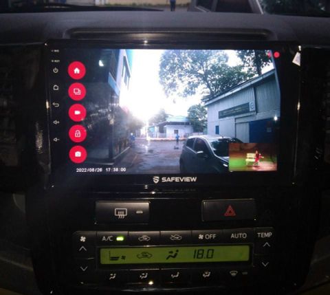  Lắp Màn Hình DVD Android Safeview Cho Xe Fortuner 2015 