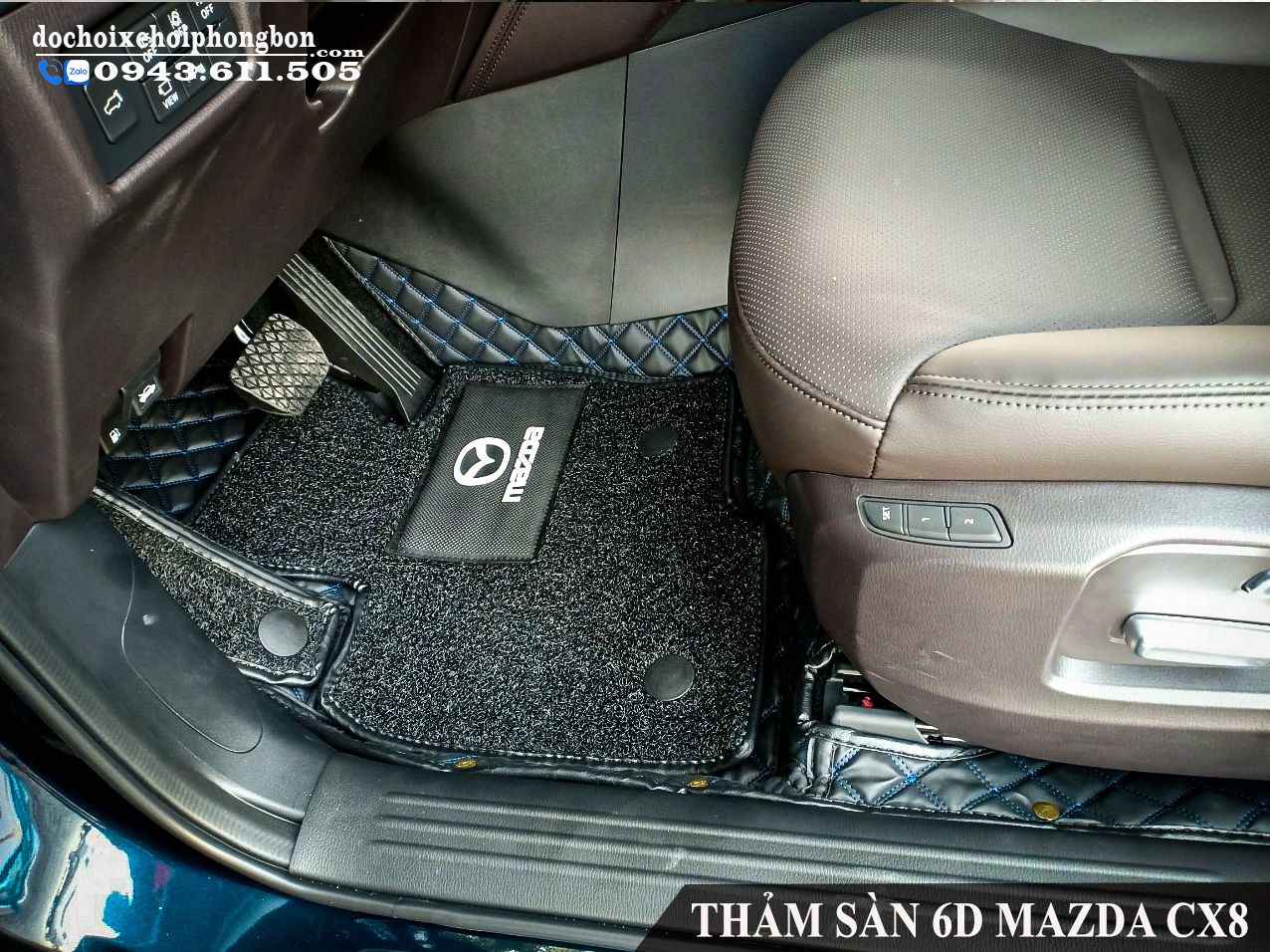 Thảm Lót Sàn 6D Cho Xe Ô Tô Mazda CX8