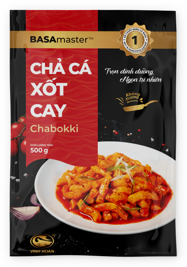  CHẢ CÁ BASA XỐT CAY (250G/500G) 