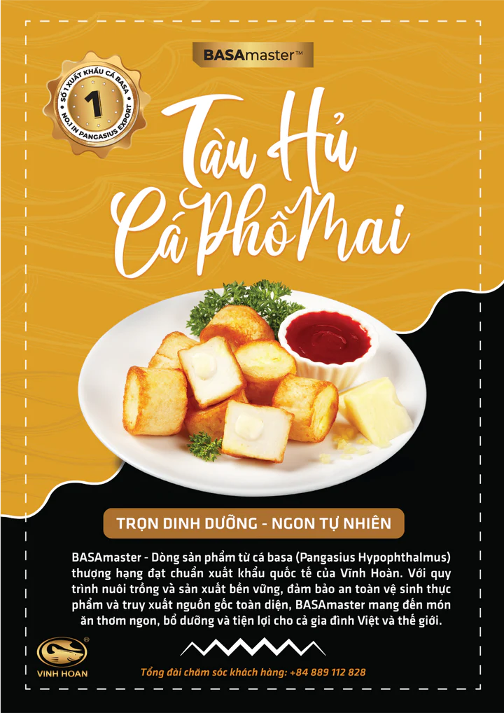  TÀU HỦ CÁ BASA PHÔ MAI (250G) 