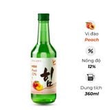 Rượu Soju Hàn Quốc Him vị Đào Peach 360ml
