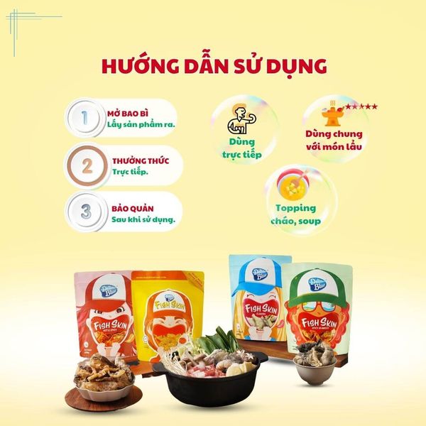 Da cá chiên giòn vị trứng muối Delta Blue 100g – Fish skin snack Salte ...