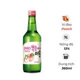 Rượu Soju Hàn Quốc Jinro vị Đào Peach 360ml