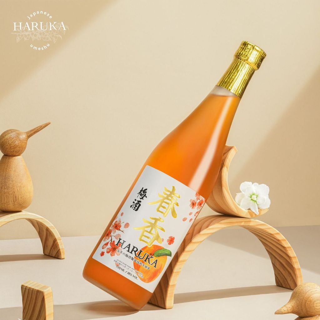 Rượu mơ Nhật Bản Haruka 720ml 18% Umeshu – Cỏ Sáu Lá Specialty