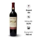 Rượu Vang Dalatbeco Export Đỏ 750ml 13,5% vol