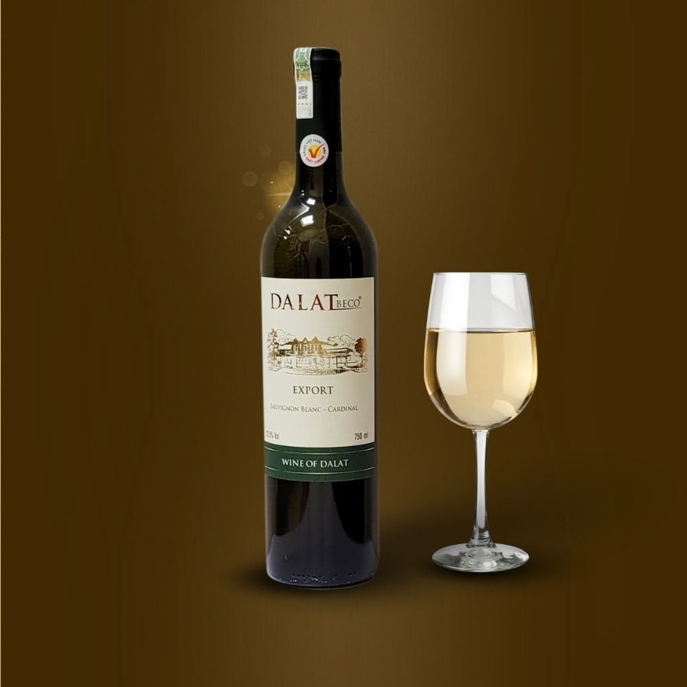 Rượu Vang Dalatbeco Export trắng 750ml 12,5% vol - Chính hãng – Cỏ Sáu Lá  Specialty