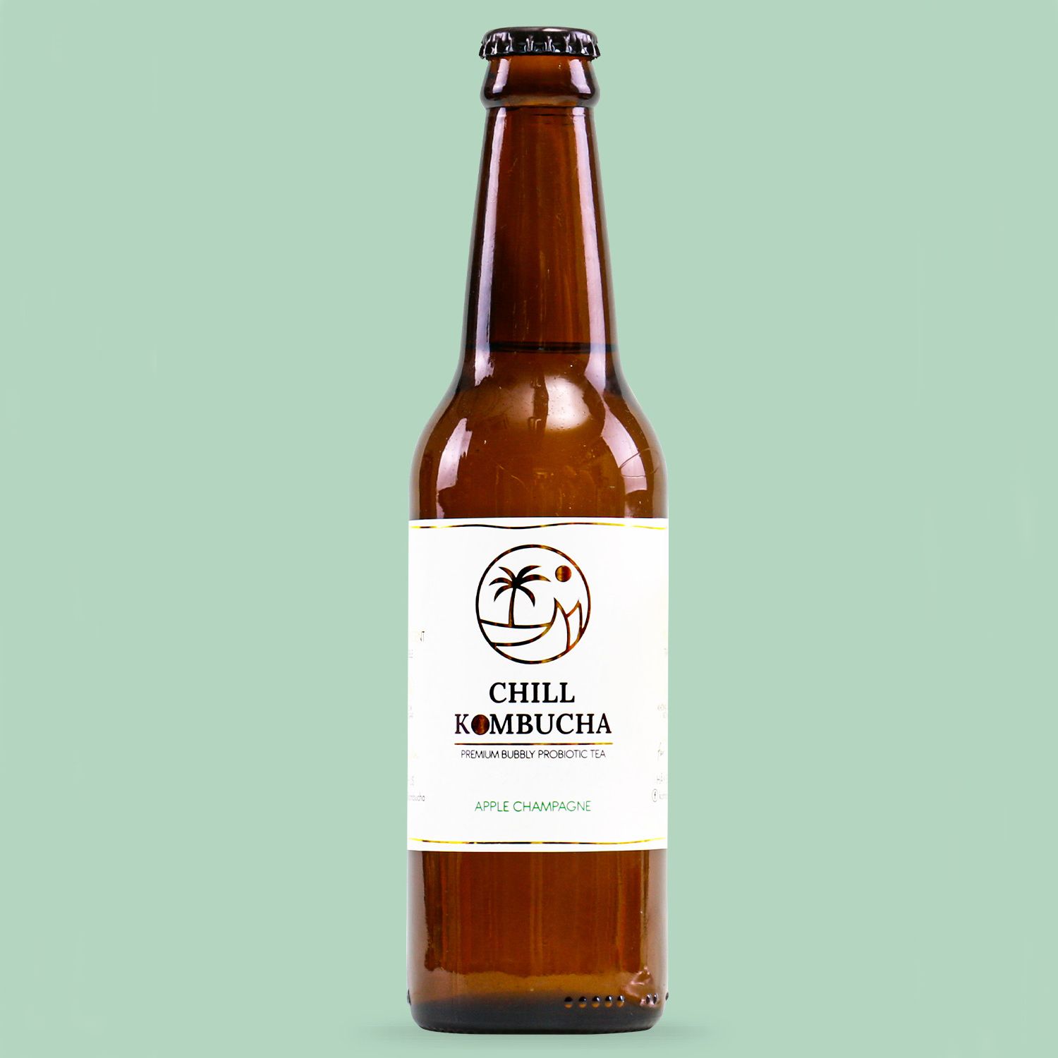  Chill Kombucha Apple Champagne 330ml - Trà lên men vị táo 