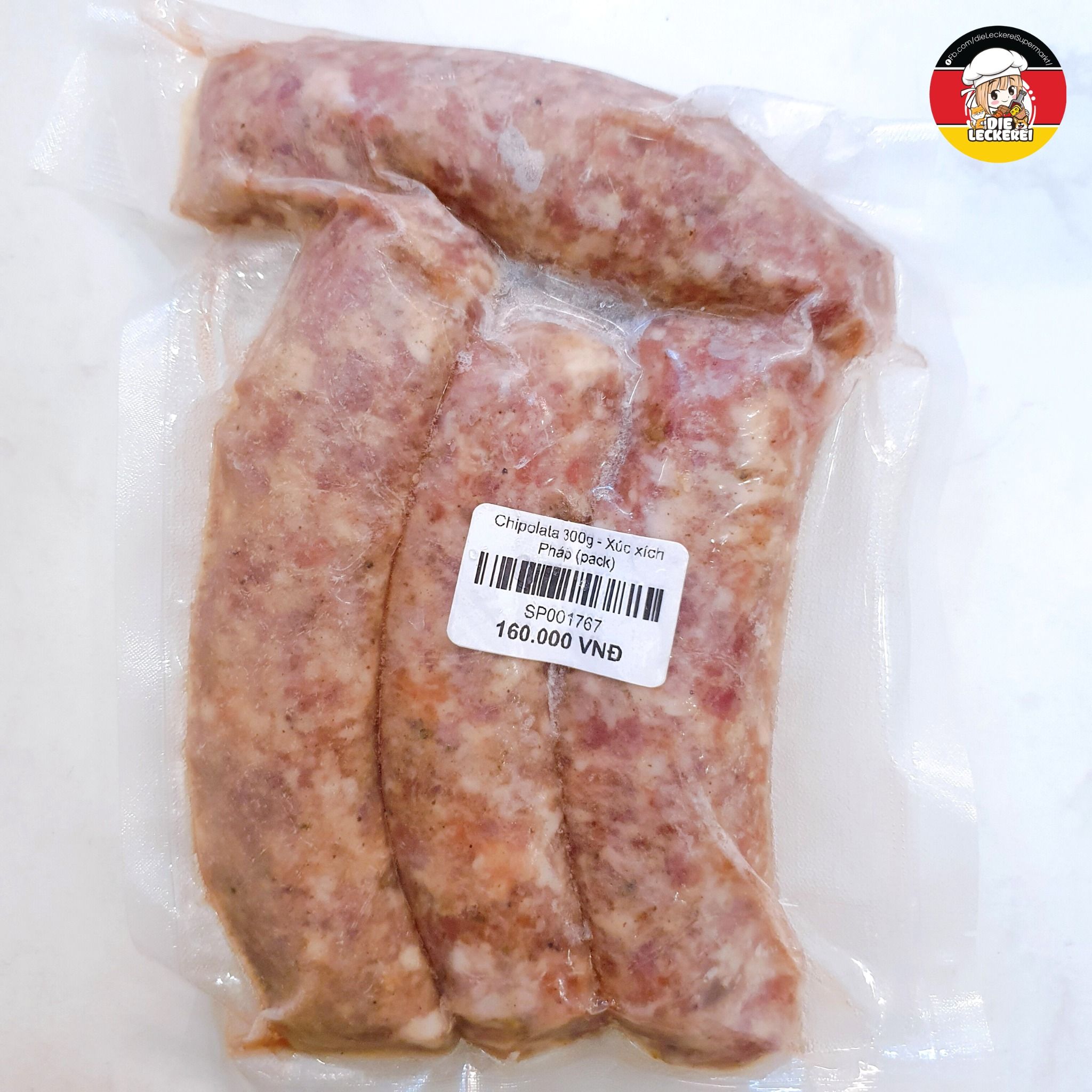  Chipolata 300g - Xúc xích Pháp 