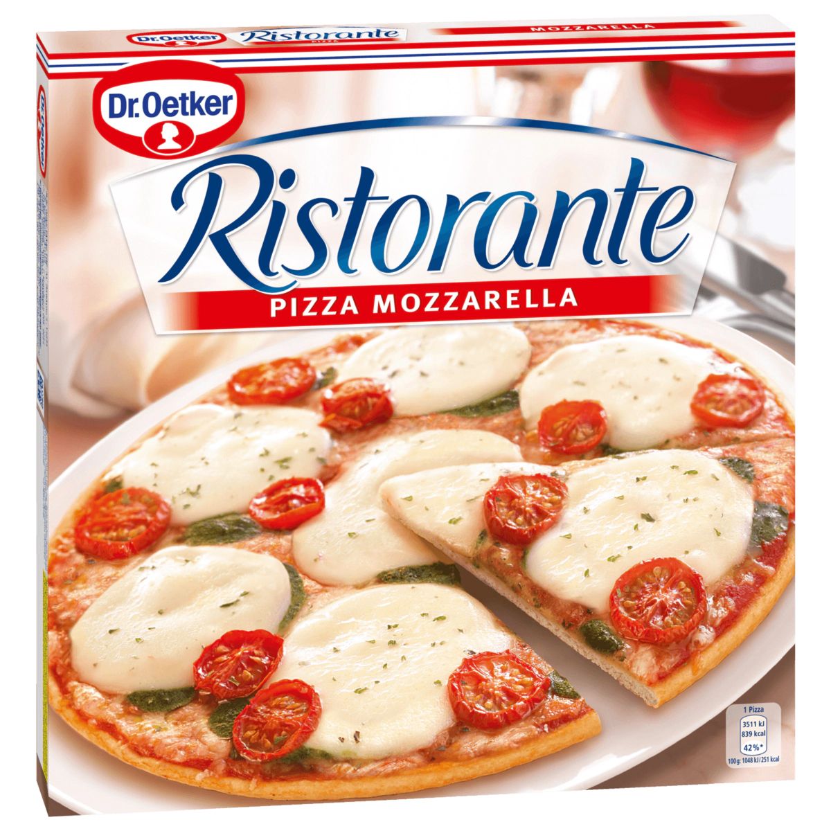  Dr Oetker Ristorante Pizza Mozzarella 355g - Pizza phô mai mozzarella 