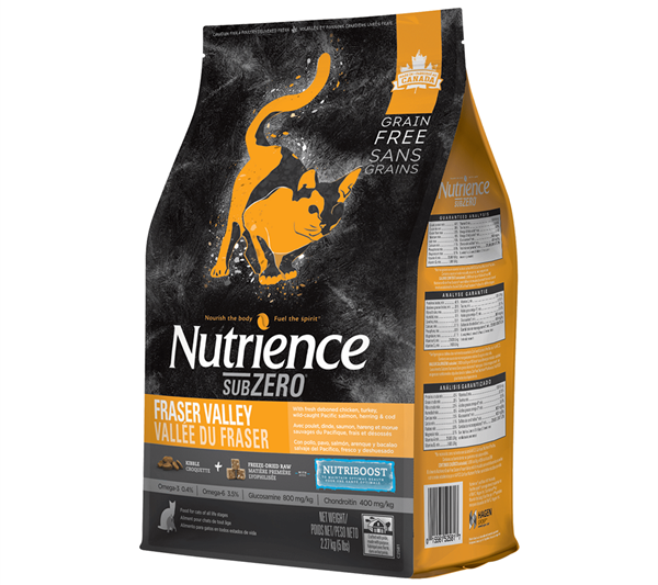  Nutrience Subzero Fraser Valley 5kg - Hạt thức ăn cao cấp cho mèo 