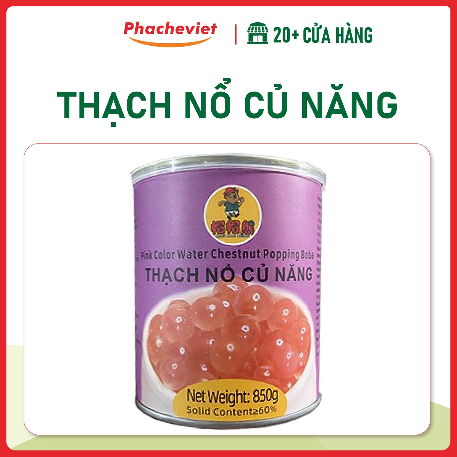 Thạch Nổ Củ Năng Maomao   (850g)