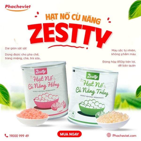 Hạt Nổ Củ Năng Zestly 850g