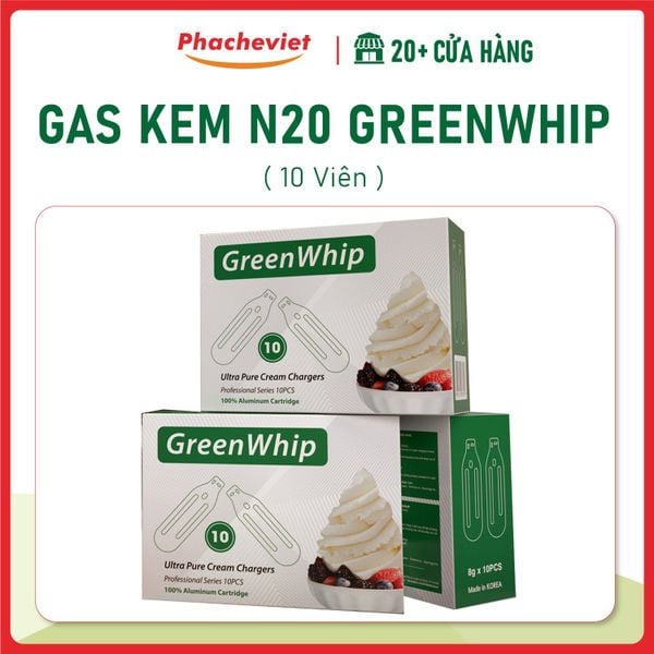 Gas Kem N20 Greenwhip 10 Viên