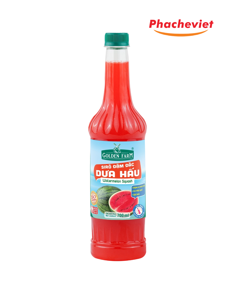 Syrup Goldenfarm Đậm Đặc 700ml Đủ Loại