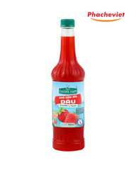 Syrup Goldenfarm Đậm Đặc Dâu 700ml