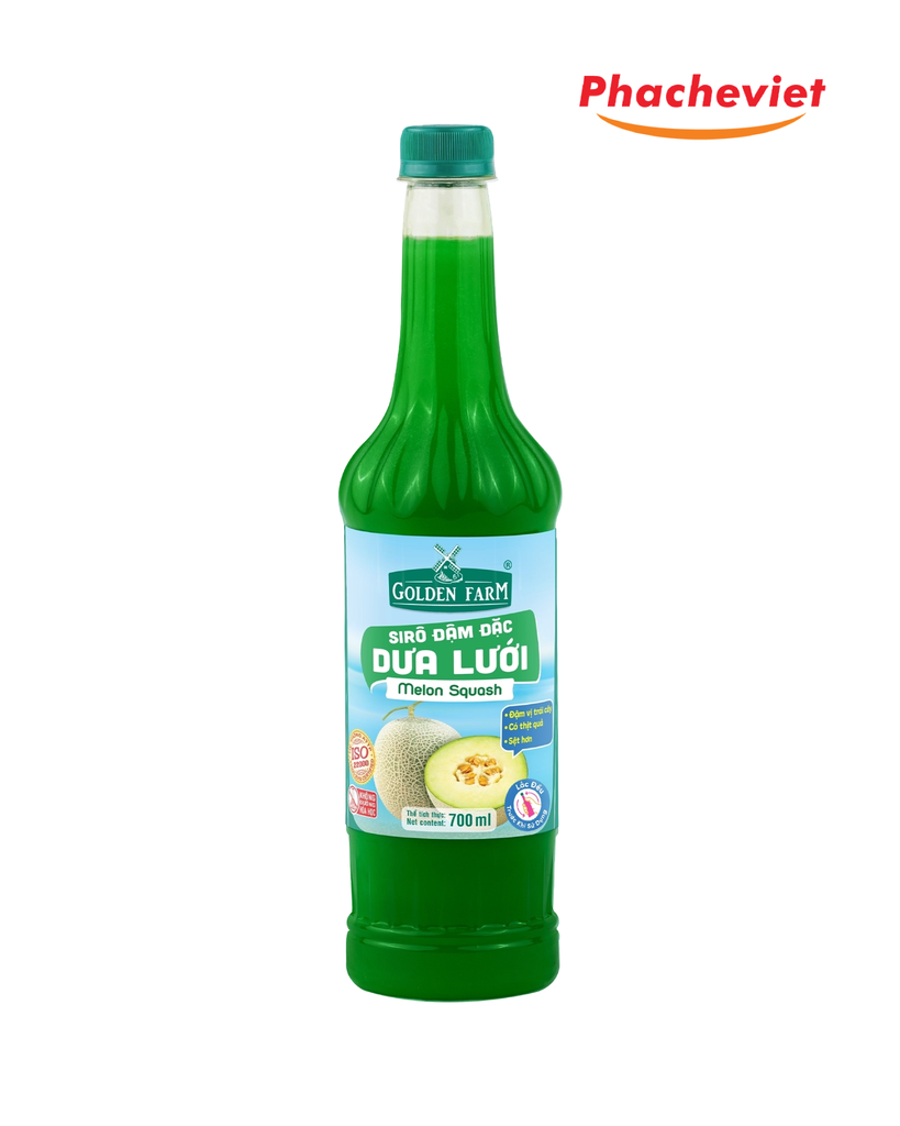 Syrup Goldenfarm Đậm Đặc 700ml Đủ Loại
