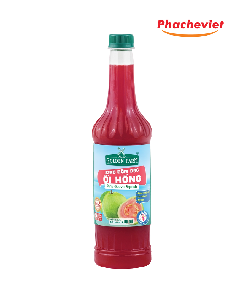 Syrup Goldenfarm Đậm Đặc 700ml Đủ Loại