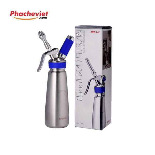Bình Kem Mosa 0.5l Inox Đài Loan