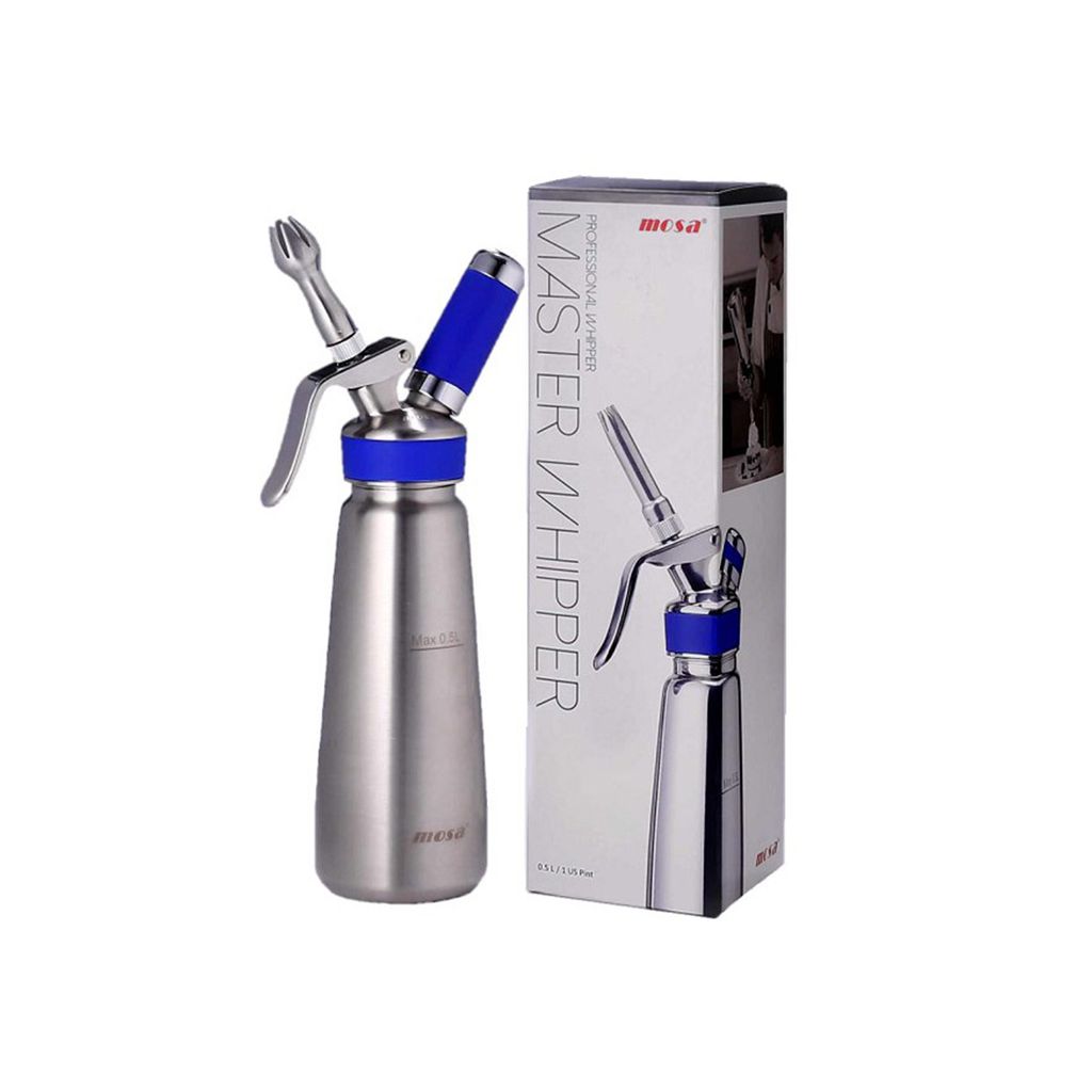 Bình Kem Mosa 0.5l Inox Đài Loan