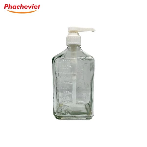 Bình Pump 1L Thủy Tinh 10Cc