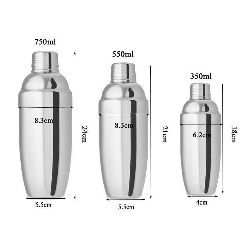 Bình Shaker Inox 350ml - 550ml - 750ml