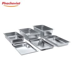 Bộ Khay Nắp Inox 1/6