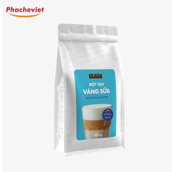 Bột Foam Tạo Váng Sữa Glofood 500g