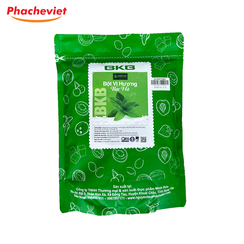 Bột Vị Pha Trà Sữa BKB 1kg Đủ Loại