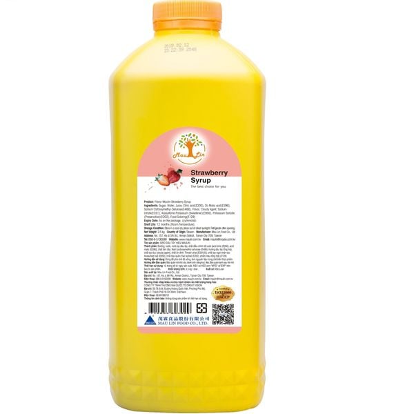 Syrup Maulin Dâu 2.5Kg