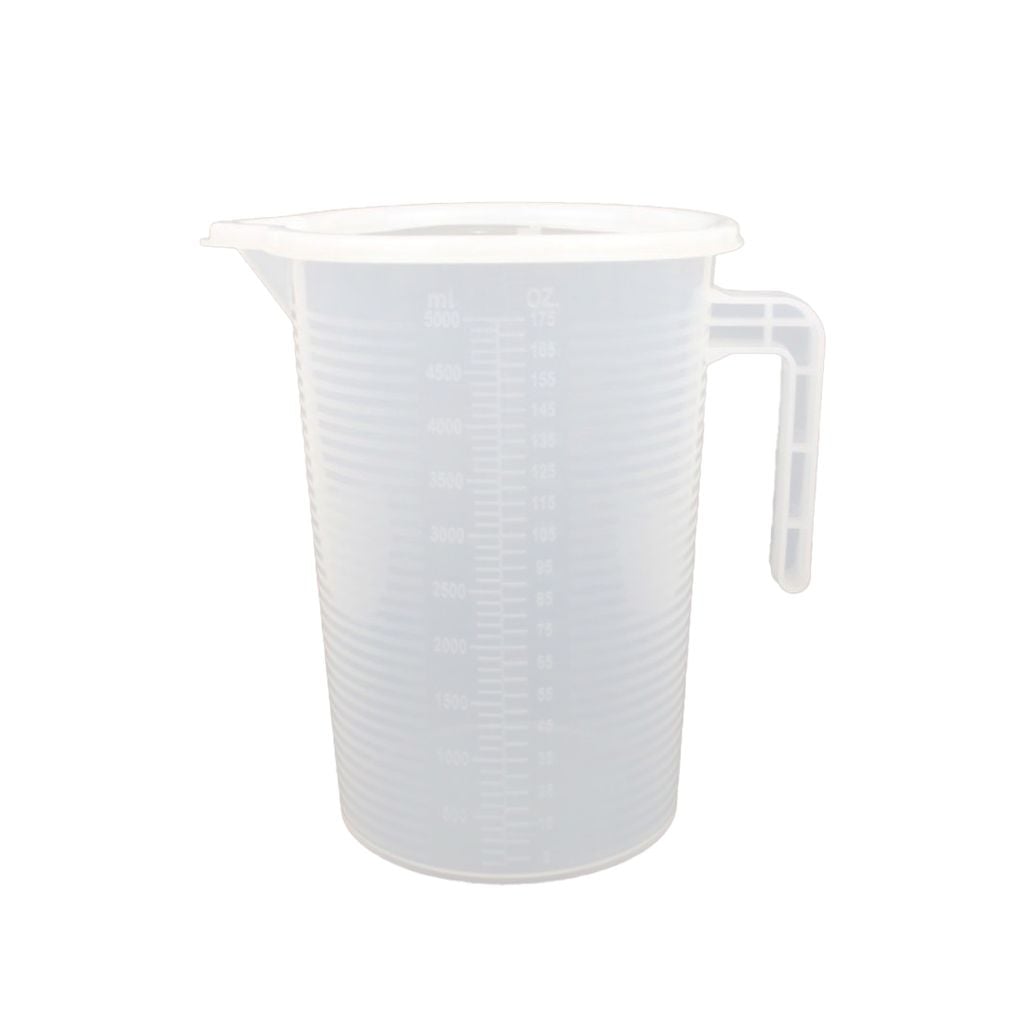 Ca Đong Nhựa Việt Nam 5L Vạch Trắng Có Nắp