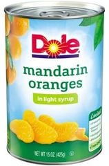 Cam tươi ngâm Mandarin Dole 425g