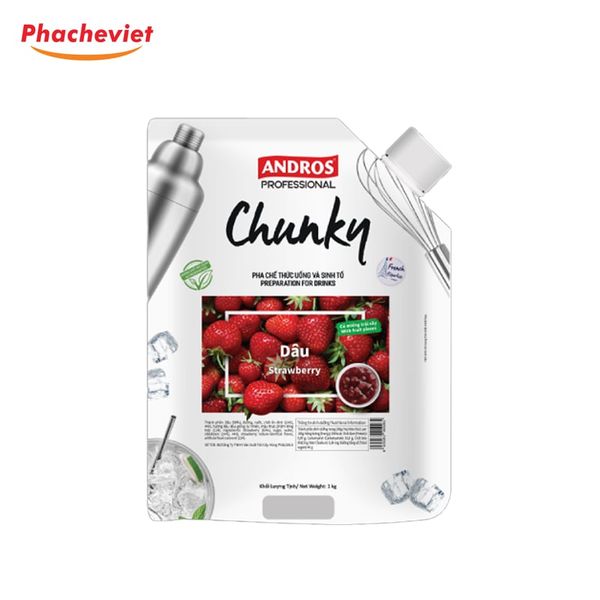 Chunky Andros Dâu 1kg