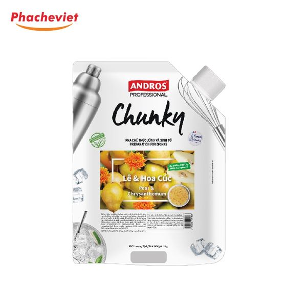 Mứt Chunky Lê Hoa Cúc Andros 1kg
