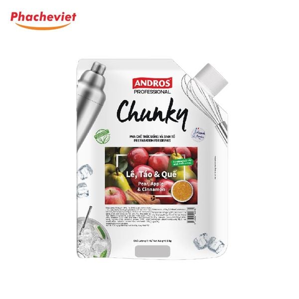 Chunky Andros Lê Táo Quế 1kg