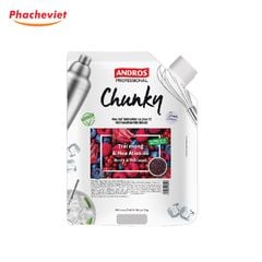 Mứt Chunky Trái Mọng Và Hoa Atiso Đỏ Andros 1kg