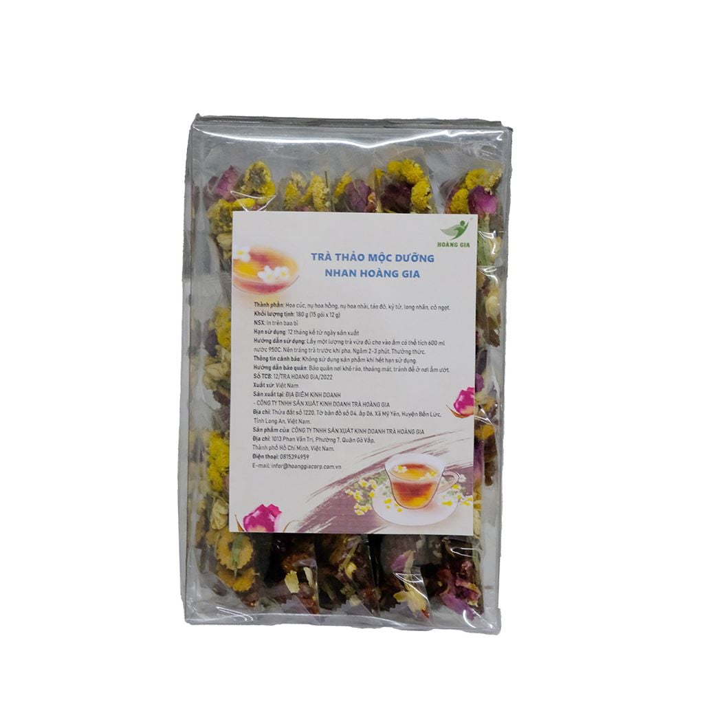 Trà Thảo Mộc Dưỡng Nhan Hoàng Gia 180g