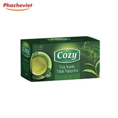 Cozy Trà Xanh dạng tui lọc hộp 50g (25 gói x 2g)