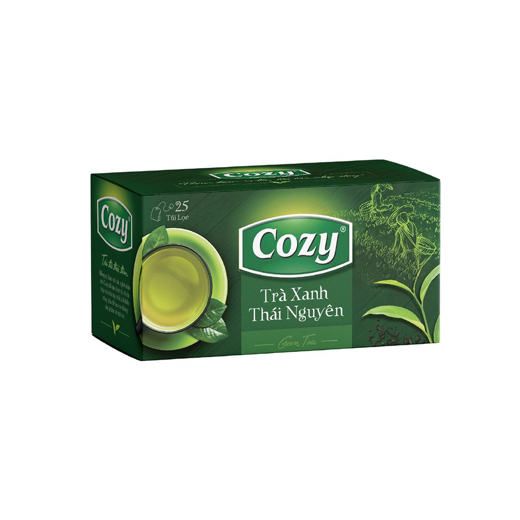 Trà Túi Lọc Cozy Trà Xanh 50g