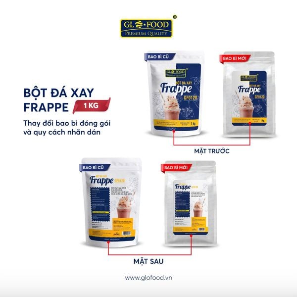 Bột Đá Xay Frappe GloFood 1Kg